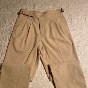 Ghurka style corduroy pants. Sz 30. Slim fit.